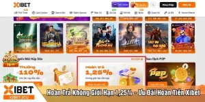 Hoàn trả không giới han 1,25%