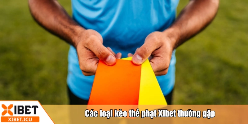 Các loại kèo thẻ phạt Xibet thường gặp